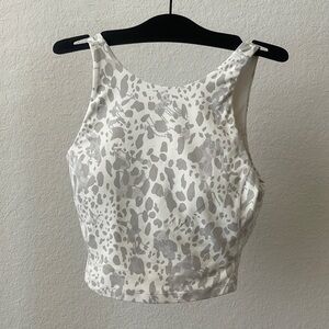 Lululemon High-Neck Align Tank 4 Cheetah Camo White/Grey